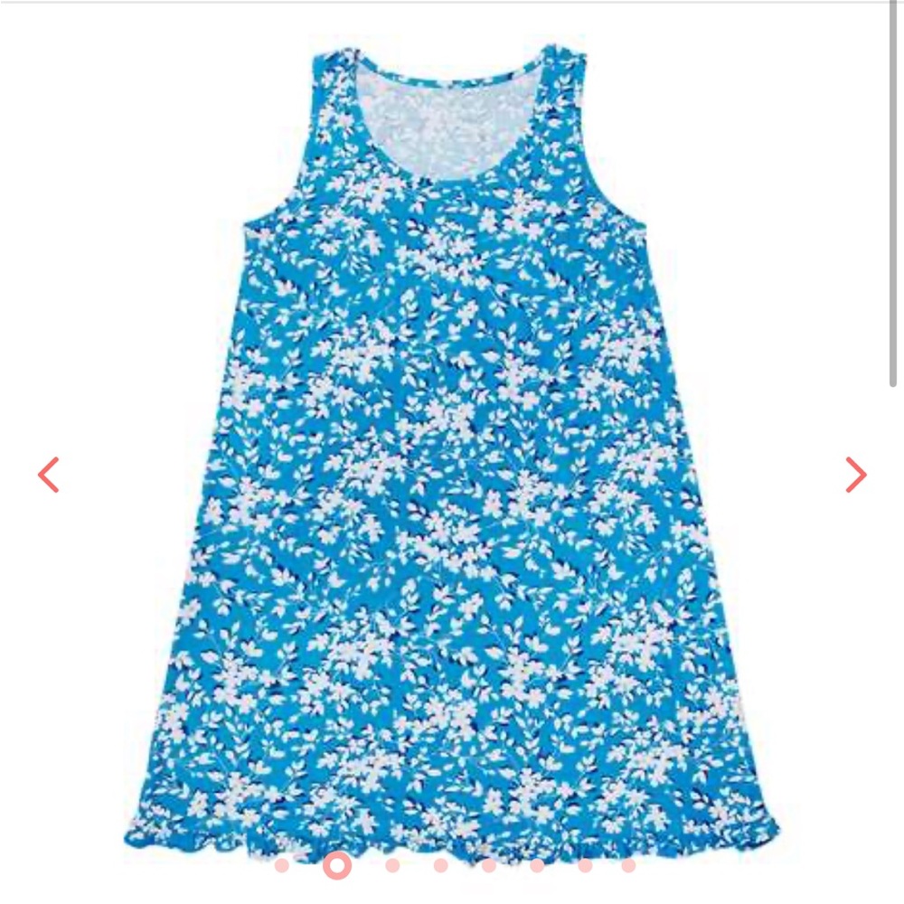 Draper James Blue Ruffle Nightie Size S/M - Picture 6 of 7